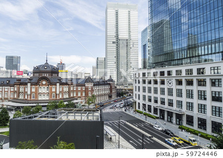 東京駅の丸の内駅舎南口と東京中央郵便局旧局舎 東京駅の丸の内駅舎南口と東京中央郵便局旧局舎 59724446
