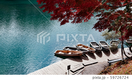 Goshikinuma lake is a cluster of five volcanic lakes situated at the foot of Mount Bandai in the center of the lake district of Bandai-kogen, Kitashiobara, Fukushima, Japan. 59726724