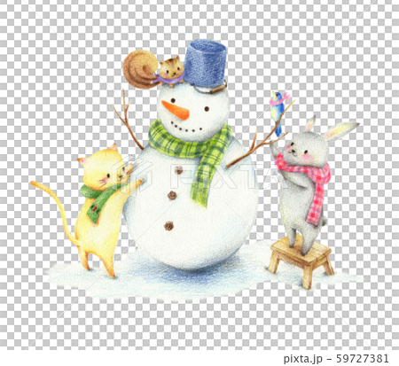 snowman clipart pictures of animals