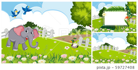 Set of nature landscape Set of nature landscape 59727408