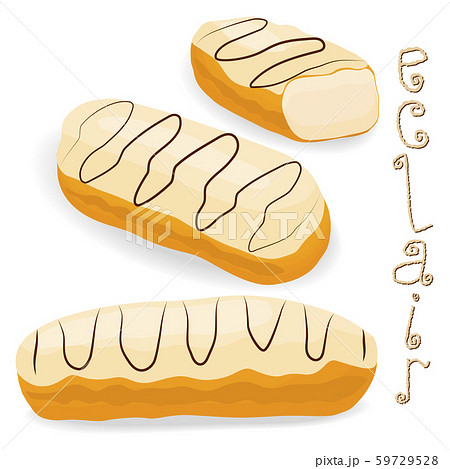 Vector icon illustration logo for cake French 59729528