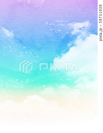 背景素材 空 虹色 テクスチャーのイラスト素材