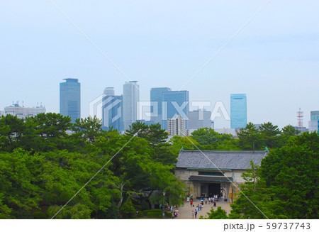 名古屋城から望む名古屋駅 名古屋城から望む名古屋駅 59737743