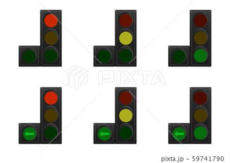 Set of traffic lights Set of traffic lights 59741790