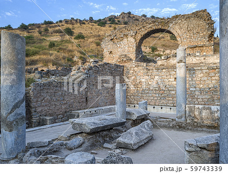 The ancient city of Ephesus. Public toilet 59743339
