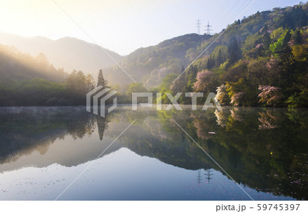 韓国 風景 朝 59745397