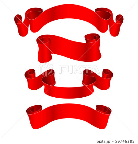 Red ribbon banners 59746385