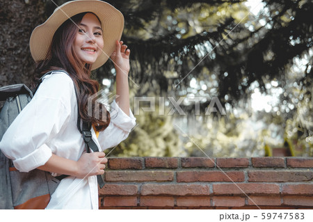 woman traveler tourist traveling visiting 59747583