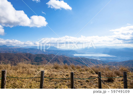 【秋】高ボッチ高原　展望台からの風景 59749109