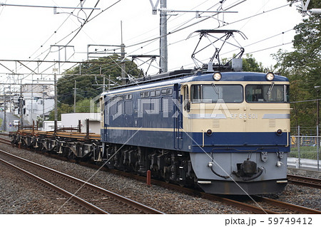 EF65-500番台のレール輸送列車 59749412