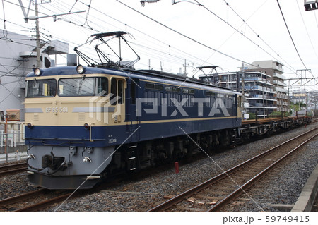 EF65-500番台のレール輸送列車 59749415