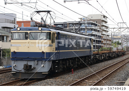 EF65-500番台のレール輸送列車 59749419
