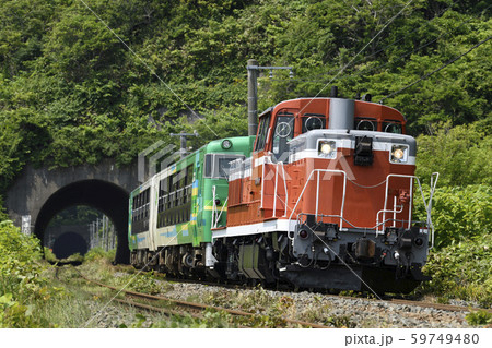 DE15牽引函館本線を走る風っこ返却回送列車 59749480