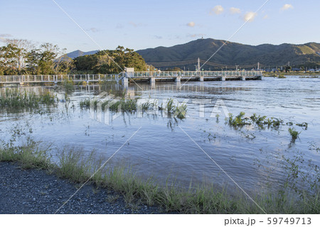 田土部堰 2019年 台風 田土部堰 2019年 台風 59749713