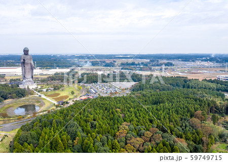 茨城県 牛久大仏と関東平野 茨城県 牛久大仏と関東平野 59749715