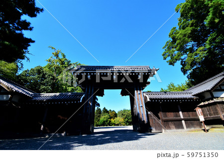 京都御所 青空の蛤御門 京都御所 青空の蛤御門 59751350