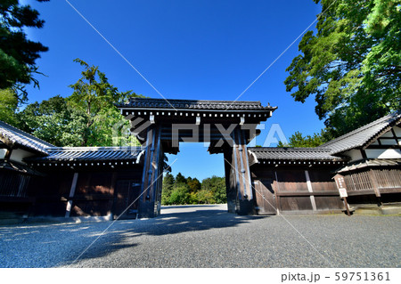 京都御所 青空の堺町御門 京都御所 青空の堺町御門 59751361