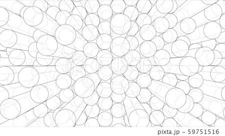 Abstract background of cylinders outline. Vector Abstract background of cylinders outline. Vector 59751516
