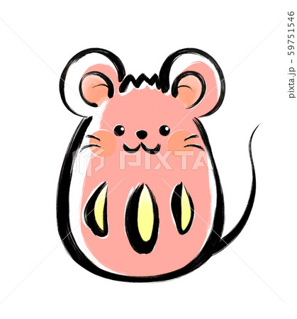 ねずみ 達磨 59751546
