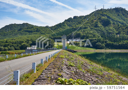 福島県 只見ダム天端と只見湖 福島県 只見ダム天端と只見湖 59751564