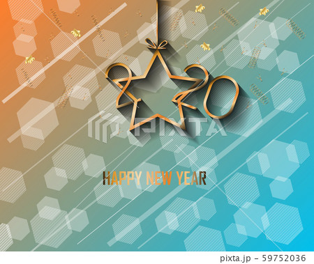 2020 Happy New Year background. 2020 Happy New Year background. 59752036