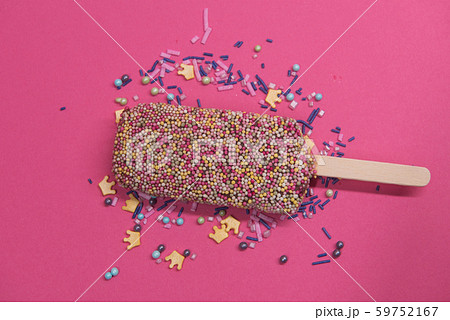 Ice cream on stick 59752167