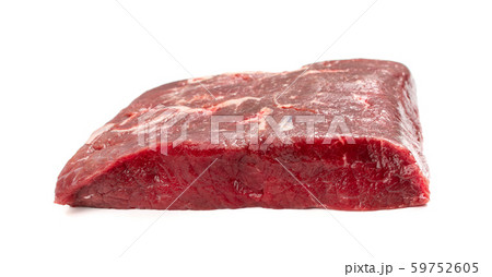 Fresh raw beef steak isolated on white background Fresh raw beef steak isolated on white background 59752605