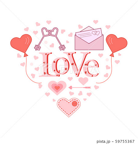 Valentine's day, birthday Romantic symbols Valentine's day, birthday Romantic symbols 59755367