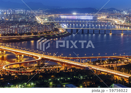 夜景 城東区 漢江 59756022