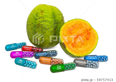 Vitamins and minerals of common guava 59757413