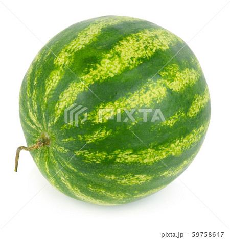 Ripe watermelon isolated on a white background. Ripe watermelon isolated on a white background. 59758647