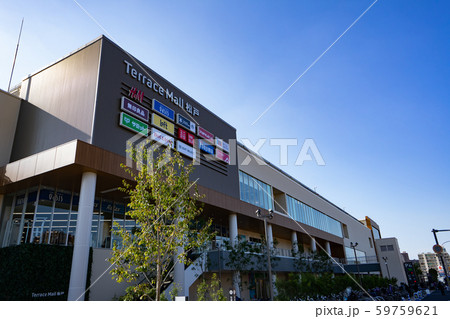 テラスモール松戸の周辺風景<2019年11月千葉県松戸市> テラスモール松戸の周辺風景<2019年11月千葉県松戸市> 59759621