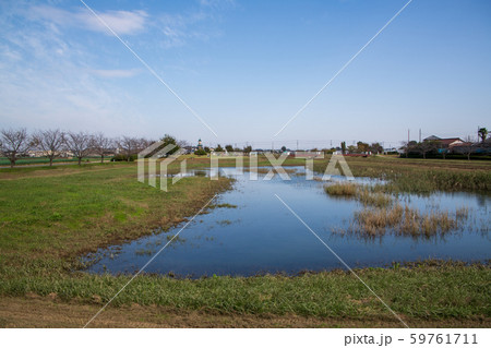 渋沢栄一記念館付近景観　青淵公園　深谷市 59761711