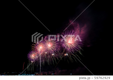 Fireworks light up the sky with dazzling display Fireworks light up the sky with dazzling display 59762929