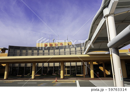鳥取空港 鳥取砂丘コナン空港 鳥取県鳥取市の写真素材