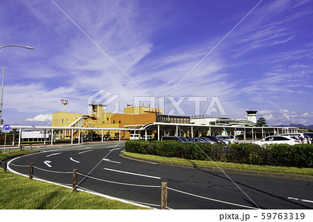 鳥取空港 鳥取砂丘コナン空港 鳥取県鳥取市の写真素材