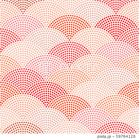 鮫小紋　12ライン　（背景素材）　パターン 59764120