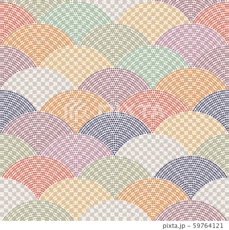 鮫小紋 20ライン (背景素材) パターン 鮫小紋 20ライン (背景素材) パターン 59764121