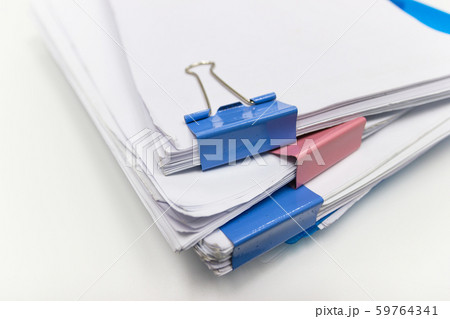 file folder and Stack of business file folder and Stack of business 59764341
