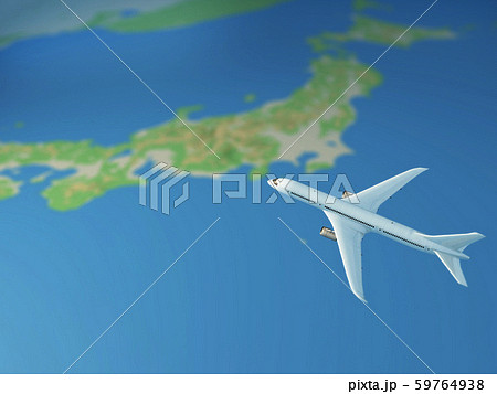 ミニチュアの飛行機 地図 59764938