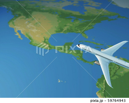 ミニチュアの飛行機 地図 59764943