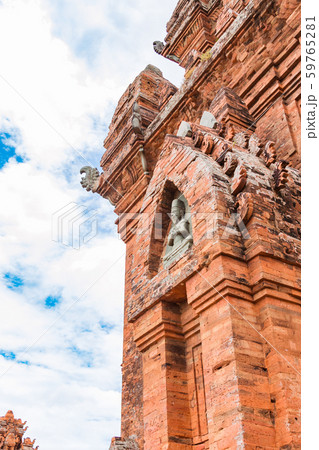 Poklongarai champa tower. Located in Phan Rang city, 98 km to the south of Nha Trang city. Vietnam 59765281