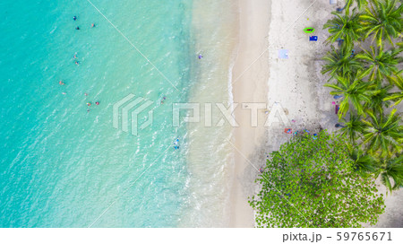 Aerial view Surin beach in Phuket, southern of 59765671