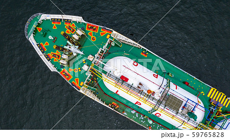 Ship tanker gas LPG, Aerial view Liquefied 59765828