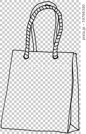 Paper bag doodle style [hand drawn] [analog illustration set] [line drawing] 59766380