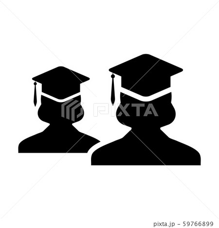 Knowledge icon vector female group of students Knowledge icon vector female group of students 59766899