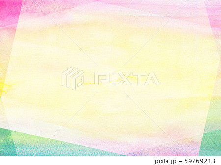 背景素材 虹色 水彩テクスチャー 背景素材 虹色 水彩テクスチャー 59769213