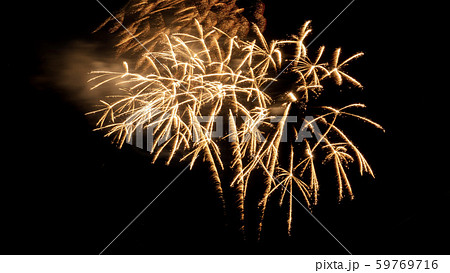 fireworks on a black background. fireworks on a black background. 59769716