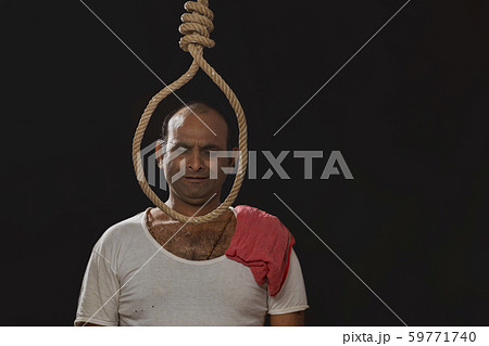 Indian man suicide ready for hanging punishment 59771740