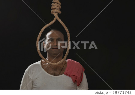 Indian man suicide ready for hanging punishment 59771742